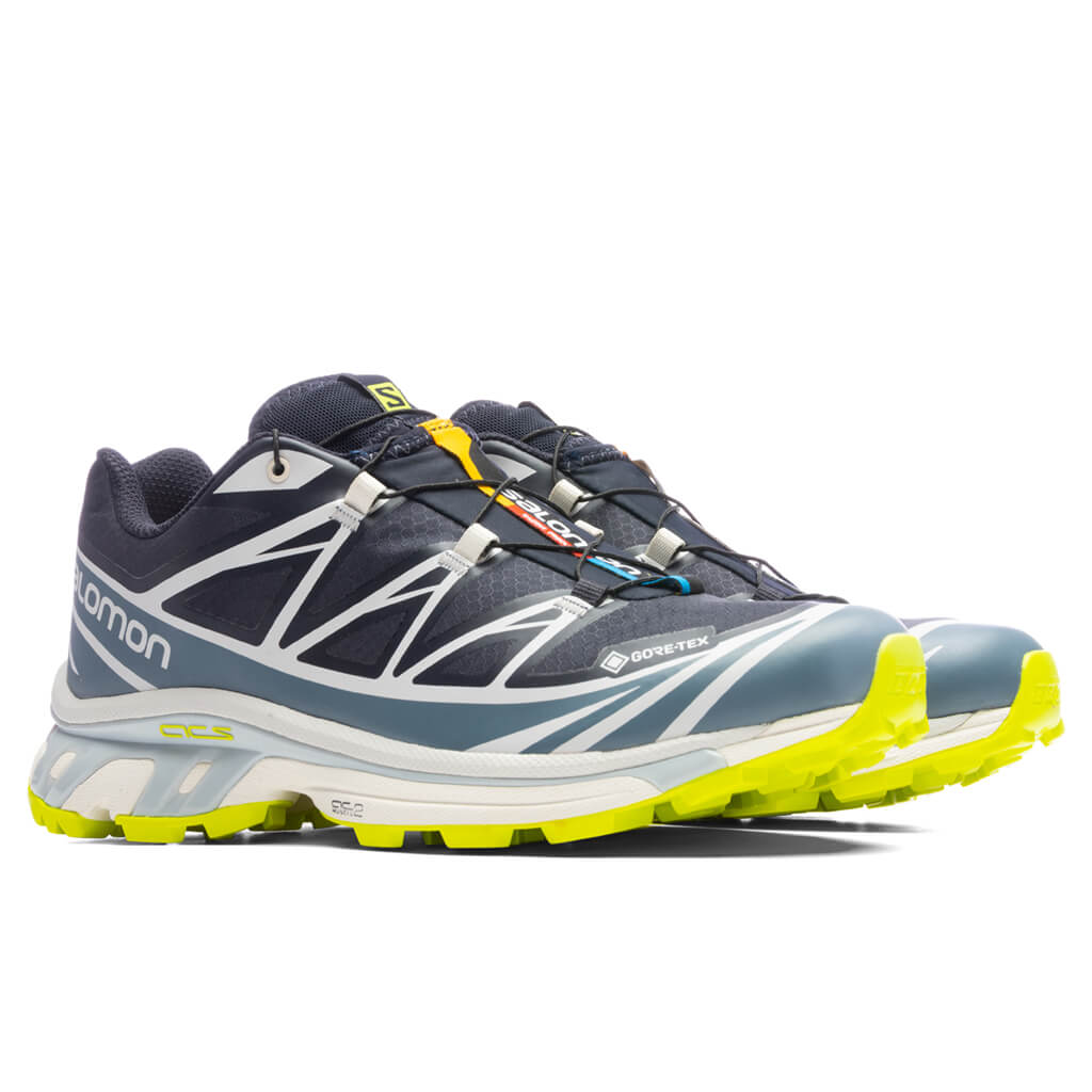 Salomon XT-6 GORE-TEX Night Sky / China Blue / Acid Lime – view 2