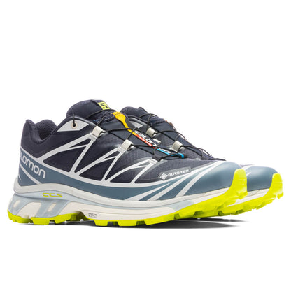 Salomon XT-6 GORE-TEX Night Sky / China Blue / Acid Lime – view 2
