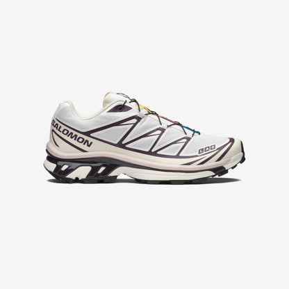 Salomon XT-6 – White / Vanilla Ice / Plum Perfect view 1