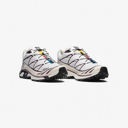 Salomon XT-6 – White / Vanilla Ice / Plum Perfect view 2