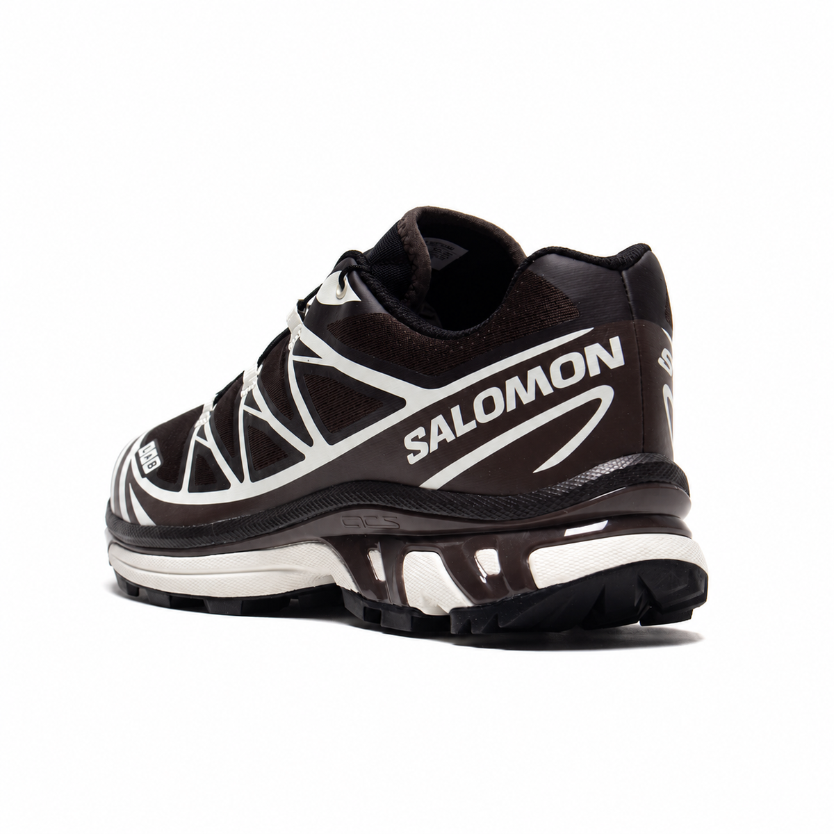 Salomon XT-6 Black Coffee French Roast Vanilla Ice rear view