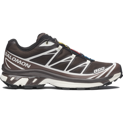 Salomon XT-6 Black Coffee French Roast Vanilla Ice side view