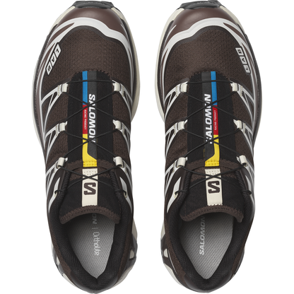 Salomon XT-6 Black Coffee French Roast Vanilla Ice top view